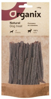 Organix Лакомства премиум Соломка из оленины