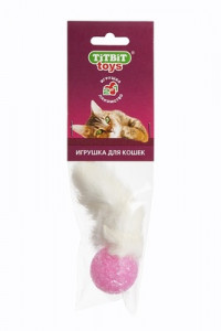 TiTBiT игрушка для кошек хвост кроличий