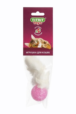 TiTBiT игрушка для кошек хвост кроличий