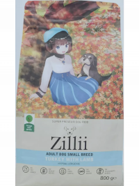 Сухой корм ZILLII Adult Dog Small Breed для взрослых собак мелких пород, индейка с ягнёнком