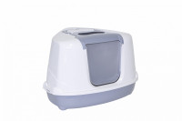 Moderna Flip туалет-домик для кошек с угольным фильтром, 55х45х38см, серый