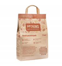 Древесный наполнитель Napkins, для кошек, биоразлагаемый