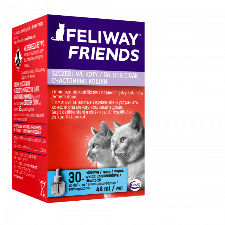 ФЕЛИВЕЙ ФРЕНДС феромоны для кошек для нормализации поведения, сменный блок, 48мл, Feliway Friends, Ceva Sante Animal