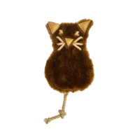 Зооэкспресс игрушка для собак КОШКА шуршащая (искусственный мех)