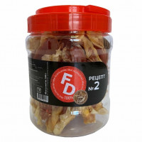 Лакомства для собак FOR DOGS &quot;Рецепт № 2&quot;, заячьи ушки с филе зайца