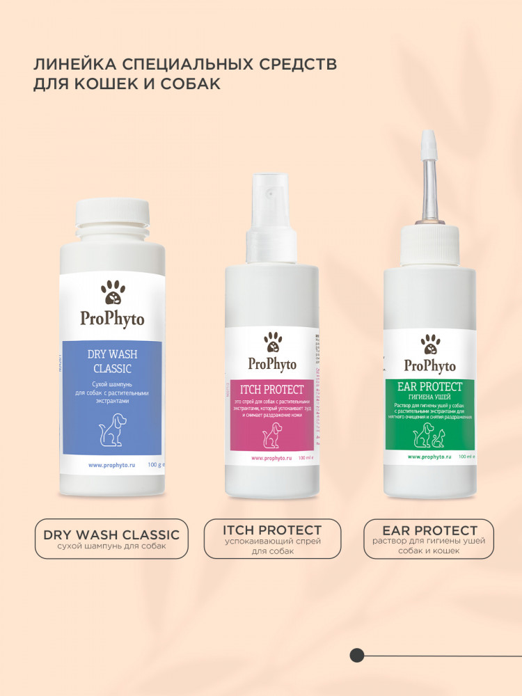 Спрей ProPhyto ITCH PROTECT для кожи собак, противозудный