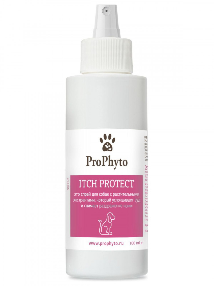 Спрей ProPhyto ITCH PROTECT для кожи собак, противозудный