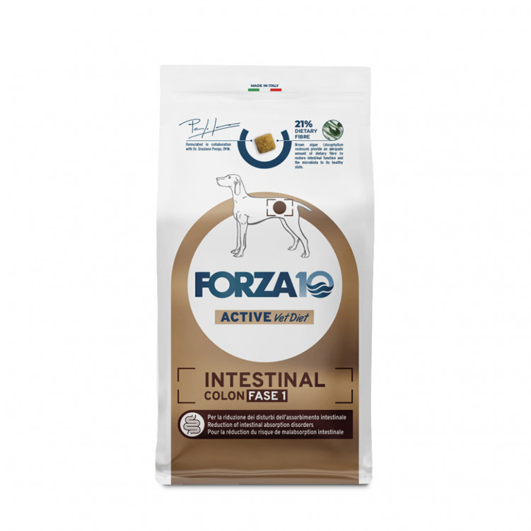 Forza10 Active Intestinal Colon Fase 1 сухой корм для взрослых собак с хроническими колитами с рыбой