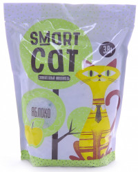 SmartCat Силикагелевый наполнитель для кошек с ароматом яблока