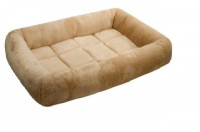 Yami-Yami Лежанка прямоугольная с валиком, бежевая