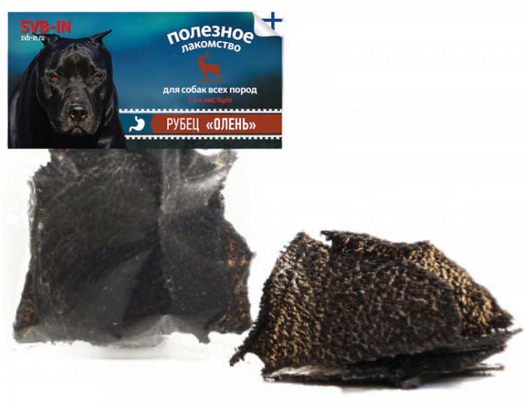SVB-IN Лакомство для собак, рубец оленя, 40 гр
