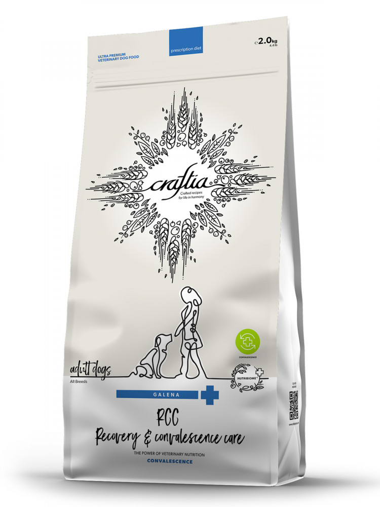 Сухой корм CRAFTIA GALENA DOG RECOVERY&CONVALESCENCE CARE для собак поддержка в период восстановления и реабилитации