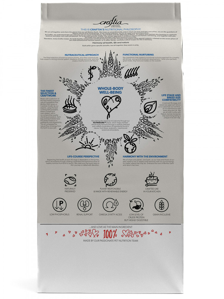   Сухой корм CRAFTIA GALENA DOG RENAL CARE для собак при почечной недостаточности