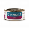 Влажный корм SAVITA Renal для взрослых кошек, ветеринарный диетический для поддержания функции почек (12 шт по 100 г)
