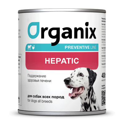 Organix Preventive Line консервы Hepatic для собак