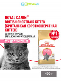 Сухой корм Royal Canin British Shorthair Kitten для британских короткошерстных котят