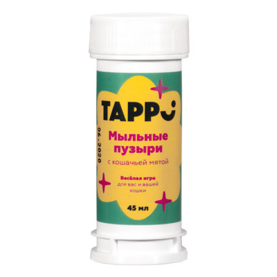 Tappi Мыльные пузыри с кошачьей мятой