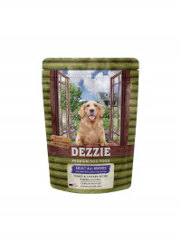 Сухой корм Dezzie для взрослых собак с курицей и индейкой