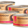 Grandorf консервы для кошек филе тунца в собственном соку (упаковка 6 шт по 70 гр)