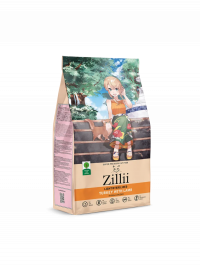Сухой корм ZILLII Light/Sterilized Cat для взрослых кошек с избыточным весом и стерилизованных, индейка с игнёнком