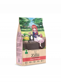 Сухой корм ZILLII Light/Sterilized Cat для взрослых кошек с избыточным весом и стерилизованных, индейка с уткой