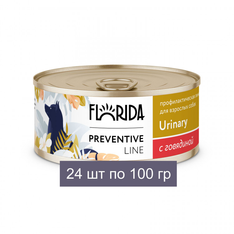 Florida Preventive Line консервы Urinary для собак