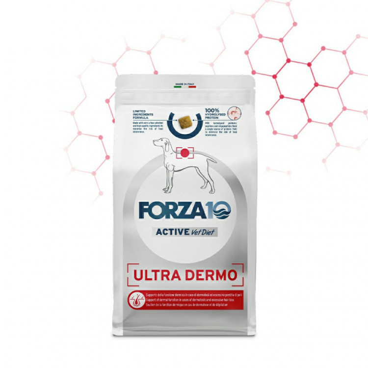 Forza10 Active Vet Diet Ultra Dermo сухой корм для собак всех пород с патологиями кожного покрова