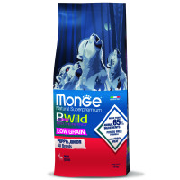 Сухой корм Monge Dog BWild LOW GRAIN Puppy &amp; junior для щенков, низкозерновой, из мяса оленя