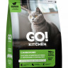 Сухой корм для кошек GO'KITCHEN беззерновой холистик лосось и морская рыба 3.63 кг и кошачья мята, набор 2 в 1