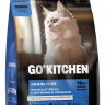 Сухой корм для кошек GO'KITCHEN беззерновой холистик с лососем и треской 7.26 кг и кошачья мята, набор 2 в 1