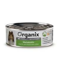 Organix vet (вет. консервы) METABOLIC влажный диетический корм для взрослых собак, склонных к ожирению, для снижения веса
