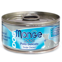 Влажный корм Monge Dog Natural для собак «нежные» куриные кусочки, консервы
