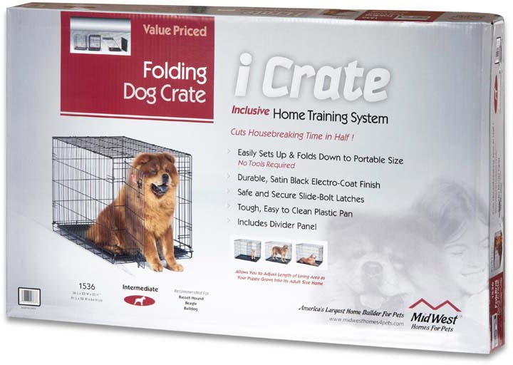 Midwest iCrate клетка черная 1 дверь