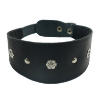 Зооэкспресс ошейник Камбала фетр черный 1 слой