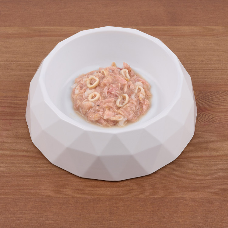 Влажный корм Monge Supreme sterilized для стерилизованных кошек из тунца с кальмаром, консервы, 80 г x 24 шт