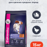 Сухой корм Eukanuba Puppy & Junior Medium breed для щенков средних пород