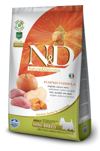 Farmina N&amp;D PUMPKIN MINI для собак мелких пород кабан с яблоком и тыквой