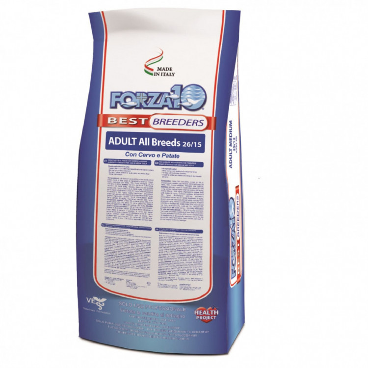 Forza10 Best Breeders Adult All Breeds сухой корм для взрослых собак всех пород из оленины и картофеля