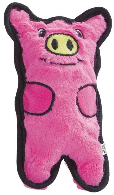 PetStages Игрушка для собак Invinc Mini Свинка без наполнителя с пищалками 12 см