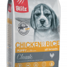 Blitz Classic Сухой корм для щенков всех пород с курицей и рисом Chicken & Rice Puppy All Breeds