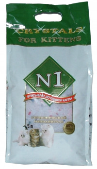 N1 Crystals for Kittens силикагелевый наполнитель для котят