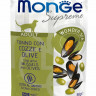 Monge Supreme Adult Cat - Консервы для взрослых кошек с мидиями и оливками, паучи