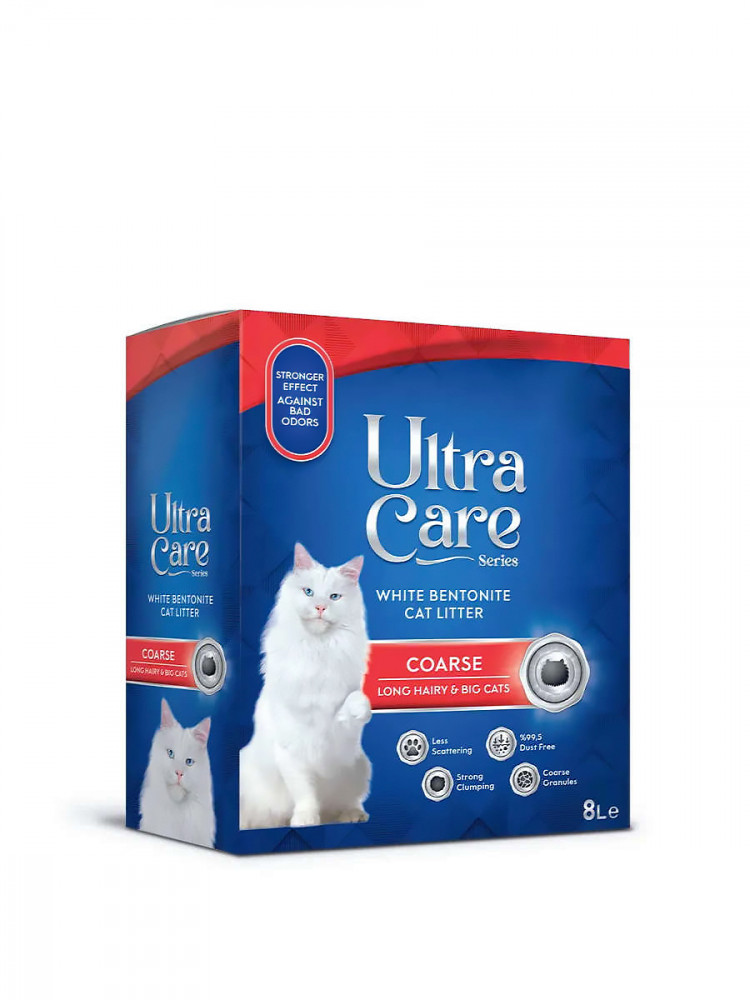 Ultra Care Coarse Long Hairy & Big Cats комкующийся наполнитель для кошачьего туалета для длинношерстных и крупных кошек