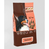 Сухой корм Дилли для взрослых собак говяжья печень с овсянкой