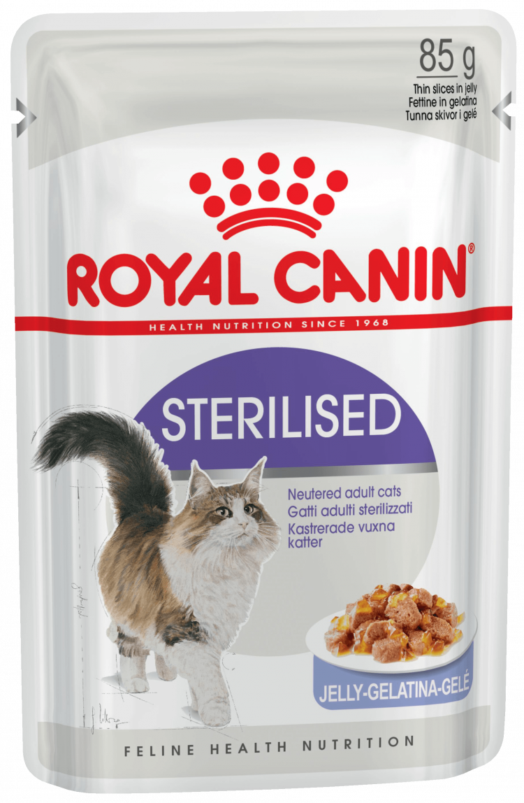 Royal Canin STERILISED (В ЖЕЛЕ) Влажный корм для стерилизованных кошек