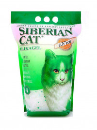 Сибирская кошка элитный силикагелевый наполнитель ЭКО