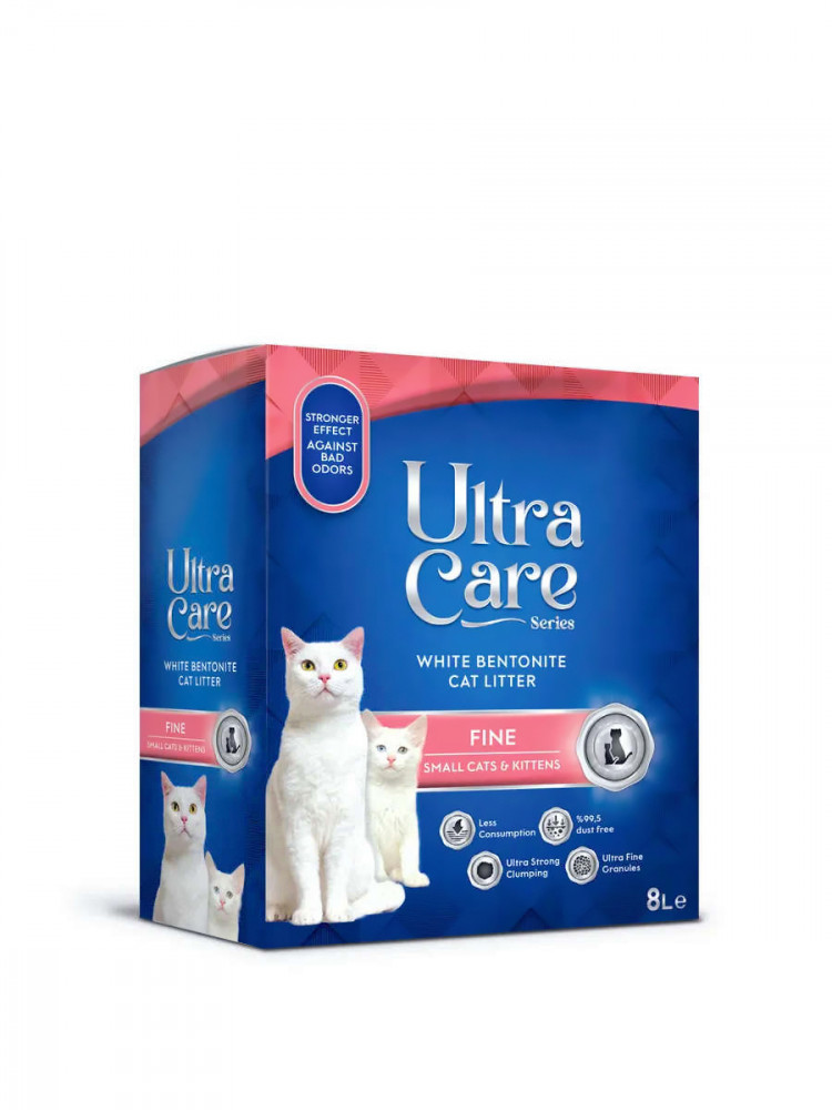 Ultra Care Fine Small Cats & Kittens комкующийся наполнитель для кошачьего туалета для котят и мелких кошек