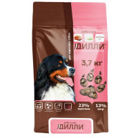 Сухой корм Дилли для взрослых собак с рыбой и рисом