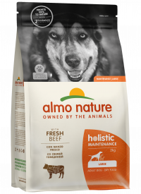 Сухой корм Almo Nature HOLISTIC для взрослых собак крупных пород со свежей говядиной