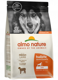 Сухой корм Almo Nature HOLISTIC для взрослых собак крупных пород со свежим ягненком